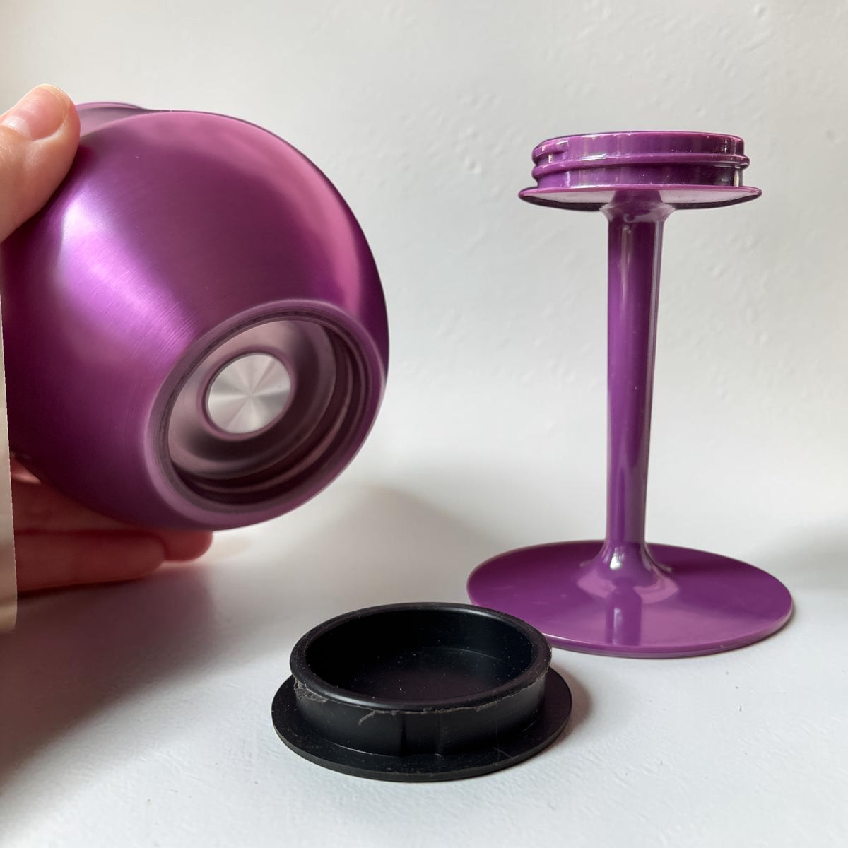 Insulated Stainless Steel Convertible Travel Cocktail Glass