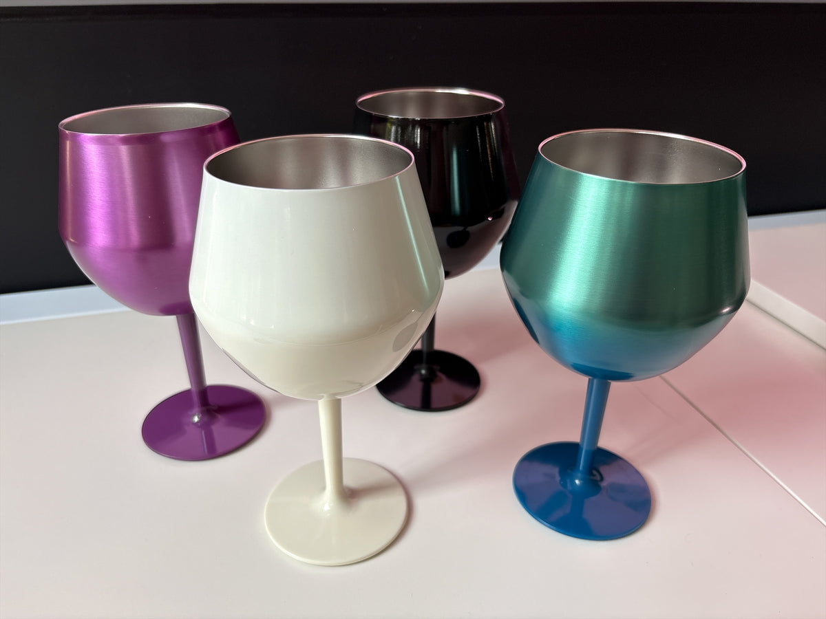 Insulated Stainless Steel Convertible Travel Cocktail Glass