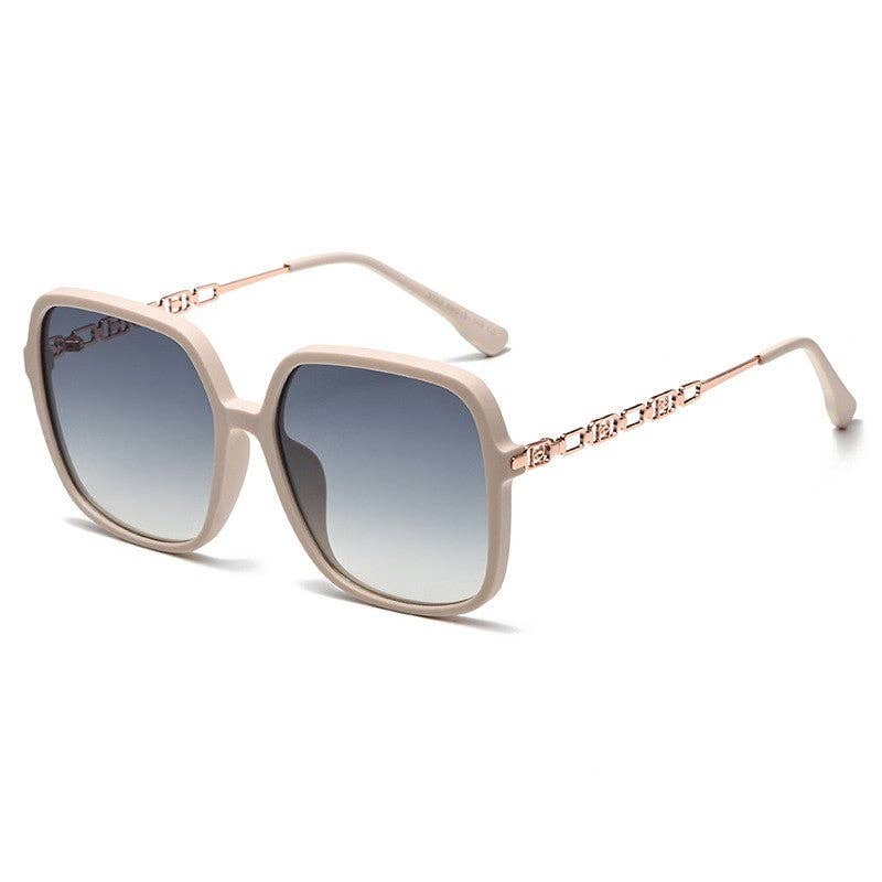 UV400 Sun Protection Fashion Square Frame Outdoor Polarized Sunglasses
