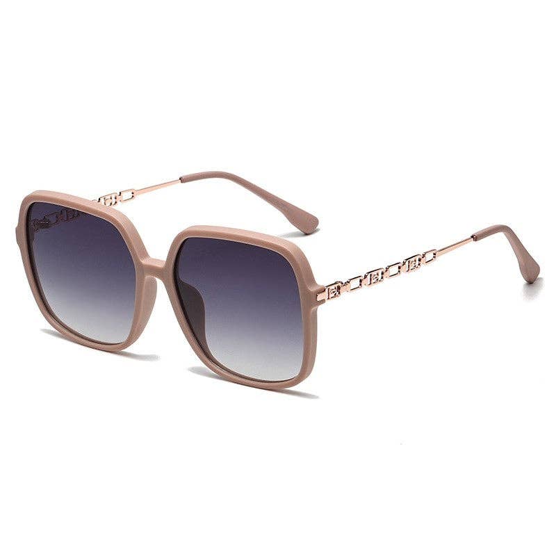 UV400 Sun Protection Fashion Square Frame Outdoor Polarized Sunglasses