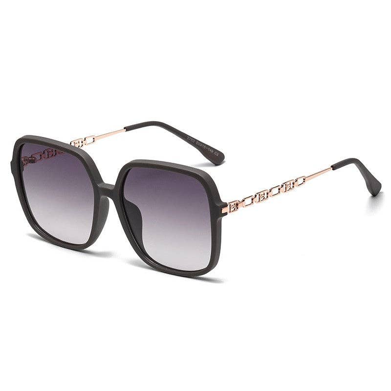 UV400 Sun Protection Fashion Square Frame Outdoor Polarized Sunglasses