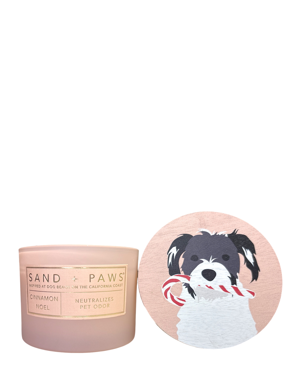 SAND + PAWS Cinnamon Noel Jar Candle 12oz