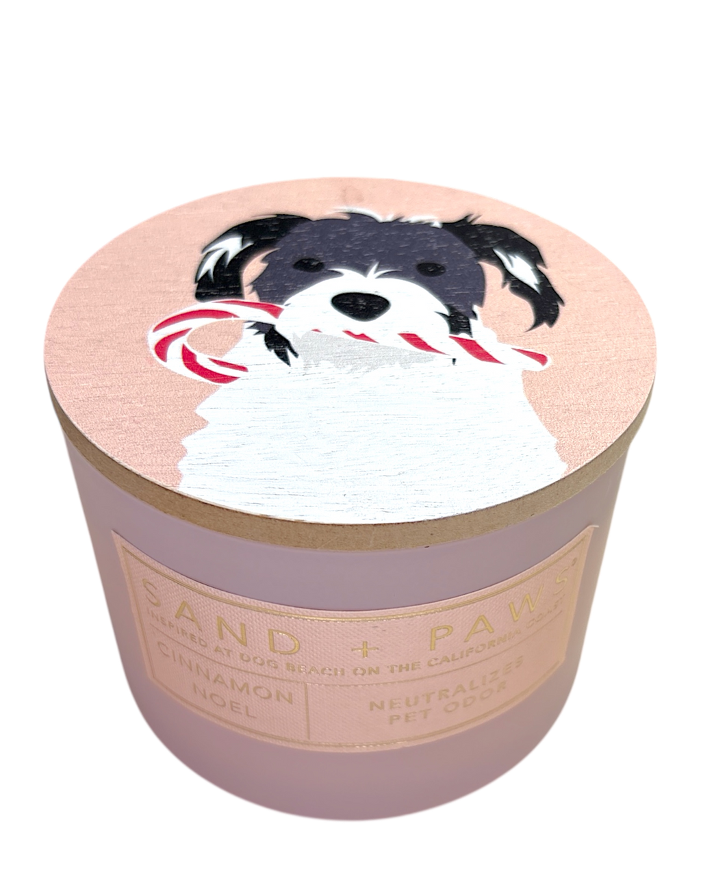 SAND + PAWS Cinnamon Noel Jar Candle 12oz